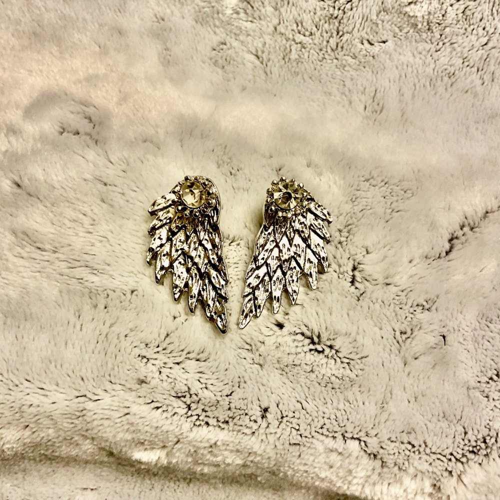 Silver Wing Earrings